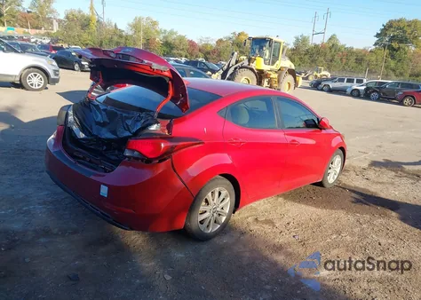 2015 Hyundai Elantra Se z USA, uszkodzony, nr VIN KMHDH4AE4FU357528